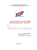 BÁO CÁO THỰC TẬP TỐT NGHIỆP KẾ TOÁN TIỀN LƯƠNG VÀ CÁC KHOẢN TRÍCH THEO LƯƠNG TẠI CÔNG TY TNHH MỘT THÀNH VIÊN BÊ TÔNG TICCO