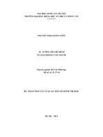 tư tưởng hồ chí minh về giải phóng con người