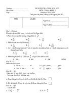 đề kiểm tra cuối hkII môn toán lớp 4
