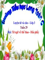 tu ngu ve the thao. Dau phay