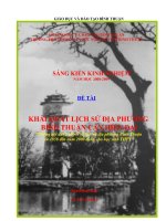 SKKN Lich su dia phuong Binh Thuan