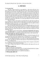 xây dựng hệ thống bài tập ở bậc đại học về kim loại nhóm chính