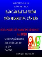 Bai tap Marketing căn bản
