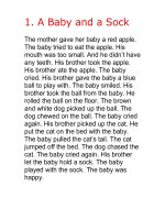 Những mẫu chuyện tiếng anh dành cho trẻ em 1. A Baby and a Sock