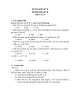 ĐỀ THI MÔN TOÁN GIỮA HK II LỚP 5