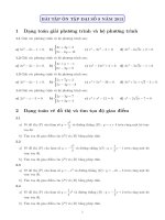 ôn thi vào lớp 10 phần đại số