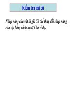 bài 22: Dẫn nhiệt