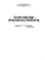 Xây dựng chương trình hỗ trợ giảng dạy Lý thuyết đồ thị