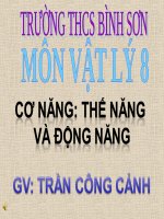 BÀI 16: CƠ NĂNG