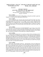 Đề thi GV chủ nhiệm giỏi