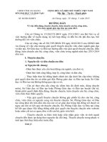 HƯỚNG DẪN THUYÊN CHUYỂN NĂM 2013