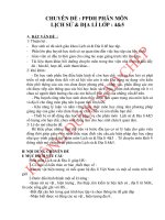 LICH SU & ĐỊA LÝ LOP 4