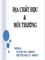 tài nguyên đất và những vấn đề địa chất môi trường