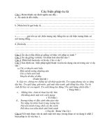 Ôn tập các biện pháp tu từ