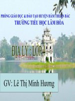 Địa lý lớp 4.