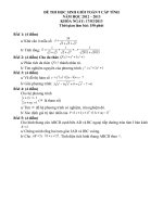 Đề thi học sinh giỏi Toán 9 An Giang năm học 2012-2013 và hướng dẫn giải