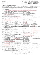 Tiết 51. Kiểm tra Hóa 9