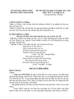 Đề thi ĐH dự đoán năm 2012