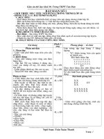 giao an thể duc khoi 10 - khu vuc hà nội