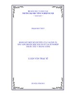 Khảo sát một số chỉ tiêu của vacxin tụ dấu lợn nhược độc sản xuất tại xí nghiệp thuốc thú y trung ương