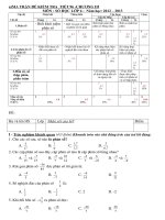TIẾT 96- KIỂM TRA(MT+ĐỀ+ĐA)