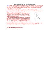 Đề HSG Nam Định câu 1 câu 2