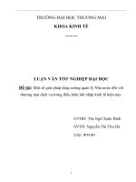 Một số giải pháp tăng cường QLNN đối với thương mại dịch vụ trong điều kiện hội nhập kinh tế hiện nay