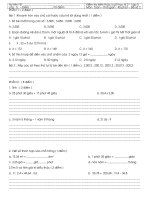 ĐỀ CUỐI NĂM LỚP 5- SỐ 2