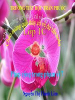 bài: phep cộng trong phạm vi 7