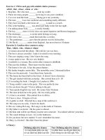 review exercises for unit 7,8,9. very good