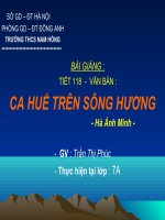 Bài 27 - Ca Huế trên sông Hương