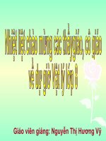 TIẾT 20:ĐỊNH LUẬT VỀ CÔNG