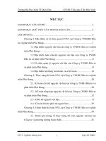 Hoàn thiện Kế toán nguyên vật liệu tại Công ty TNHH Đầu tư và phát triển Phú Hưng