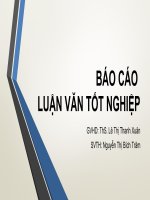 báo cáo luận văn: Nghiên cứu các yếu tố ảnh hưởng đến đạo đức nghề nghiệp của một cá nhân