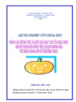 nâng cao hứng thú và kết quả học tập của học sinh khi sử dụng đồ dùng trực quan trong bài “ vẽ chân dung ” trong môn mĩ thuật lớp 8