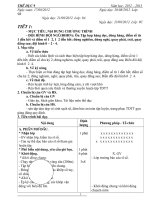 GIAO AN THE DỤC 9 HKI 2012 - 2013