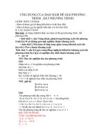 ung dung cua dao ham de giai phuong trinh