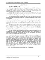 Một số tiện ích của PowerPoint để thiết kế bài giảng