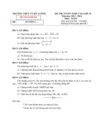 ĐỀ THI TS 10 (12-13)-THAM KHẢO