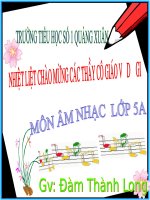 Tuần 19 Học hát bài Hát mừng