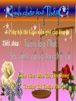 Toán 1: So sánh số có 2 chữ số