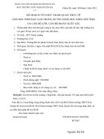 Kế hoạch tổ chức cho HSG và cán bộ Đoàn xuất sắc đi thực tế