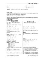 Phụ đạo đs 8 tuần 30