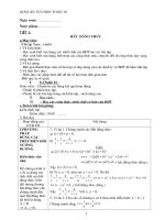 giao an tu chon toan 10 ky 2