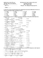 de kiem tra tieng anh giua hoc ky 2