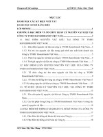 Hoàn thiện kế toán nguyên vật liệu tại công ty TNHH Hanesbrands Việt Nam