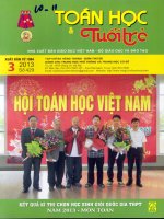 TOAN HOC VA TUOI TRE SO 429 THANG 3 - 2013