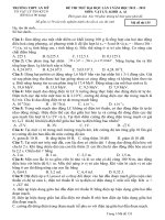 ĐỀ lÝ & ĐA ( THI THỬ LỚP 12) 2013