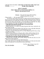 Bản cam kết thực hiện ATGT