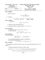 ĐỀ THI HSG TOÁN 9, NĂM HỌC: 2012 - 2013